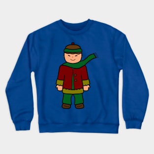 Christmas Boy Freezing Crewneck Sweatshirt